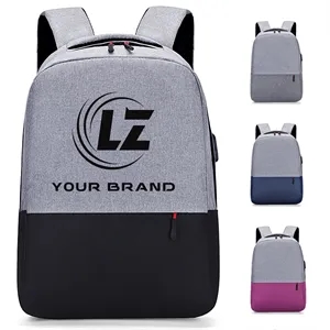 Custom USB Laptop Backpack Corporate Business Gifts Travel