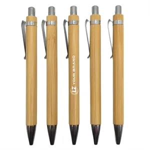 Custom Eco Friendly Bamboo Ballpoint Pen Corporate Gifts
