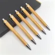 Custom Eco Friendly Bamboo Ballpoint Pen Corporate Gifts | https://www.bestnamebadges.com