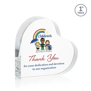 Kashmir Heart VividPrint™ Paperweight