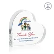 Kashmir Heart VividPrint™ Paperweight | https://www.bestnamebadges.com