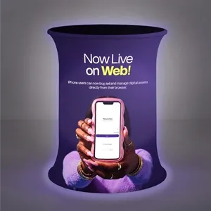 Custom Backlit Pop-Up Display Counter