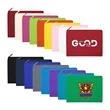Solid Color Cotton Canvas Multi Purpose Zipper Pouch 9" X 6" | https://www.bestnamebadges.com