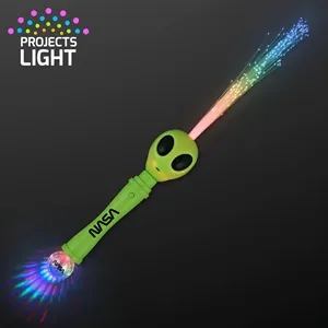 Light Up Alien Wand, Swishy Fiber Optics