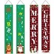 couplet Christmas Decorations Yard Front Porch Sign Set | https://www.bestnamebadges.com