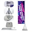 17 Ft Double-Sided Feather Flag Kit With Water-Filled Base | https://www.bestnamebadges.com