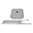 17 Ft Double-Sided Feather Flag Kit With Water-Filled Base | https://www.bestnamebadges.com