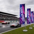 17 Ft Double-Sided Feather Flag Kit With Water-Filled Base | https://www.bestnamebadges.com