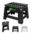 Portable Plastic Folding Step Stool With Carry Handle | https://www.bestnamebadges.com