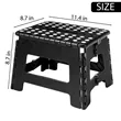 Portable Plastic Folding Step Stool With Carry Handle | https://www.bestnamebadges.com