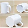 Modern Blank Ceramic Coffee Cup | https://www.bestnamebadges.com