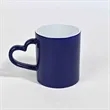 Personalized Heart Handle Color Changing Mug | https://www.bestnamebadges.com