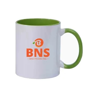 Sublimation Interior Coated Ceramic Mugs