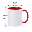 Sublimation Interior Coated Ceramic Mugs | https://www.bestnamebadges.com
