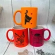 Heat Transfer Fluorescent Ceramic Mug | https://www.bestnamebadges.com