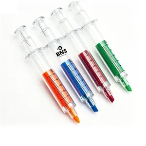 Syringe Highlighter Gift Pen Retractable Fun Nurse Pen