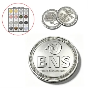 Die Struck Challenge Coin, Custom Zinc Alloy Game Token