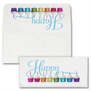Birthday Cupcakes Currency Envelope