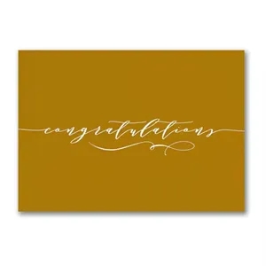 Golden Congratulations Card