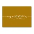Golden Congratulations Card | https://www.bestnamebadges.com
