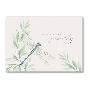 Dragonfly Angel Sympathy Card