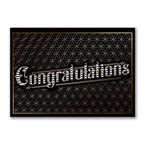 Patterned Congratulation Card