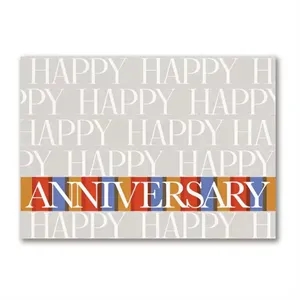 Colorful Anniversary Card
