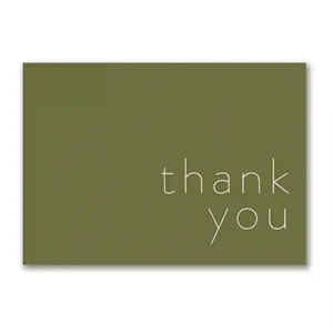 Olive Thank You Card