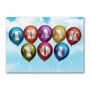 Thank You Balloon Card