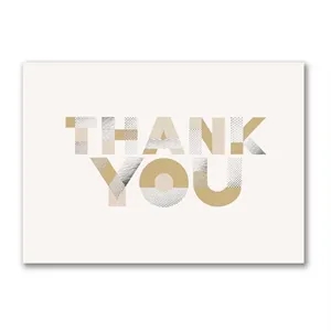 Sterling Thanks Card