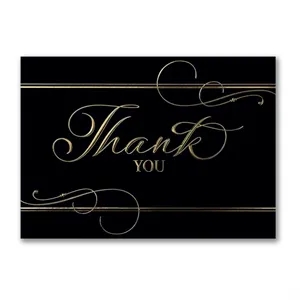 Golden Thanks Card