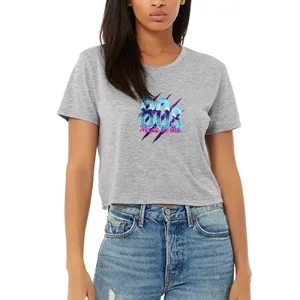 Bella Canvas Ladies Flowy Cropped T-Shirt