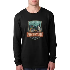 Next Level Men's Long Sleeve Crewneck Tees