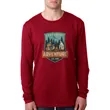 Next Level Men's Long Sleeve Crewneck Tees | https://www.bestnamebadges.com