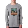 Next Level Men's Long Sleeve Crewneck Tees | https://www.bestnamebadges.com