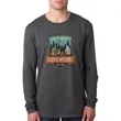 Next Level Men's Long Sleeve Crewneck Tees | https://www.bestnamebadges.com