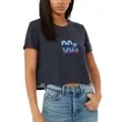 Bella Canvas Ladies Flowy Cropped T-Shirt | https://www.bestnamebadges.com