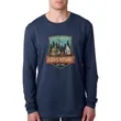Next Level Men's Long Sleeve Crewneck Tees | https://www.bestnamebadges.com