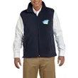 Harriton Fleece Vests | https://www.bestnamebadges.com