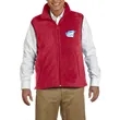 Harriton Fleece Vests | https://www.bestnamebadges.com