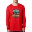 Next Level Men's Long Sleeve Crewneck Tees | https://www.bestnamebadges.com