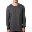 Next Level Men's Long Sleeve Crewneck Tees | https://www.bestnamebadges.com