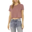 Bella Canvas Ladies Flowy Cropped T-Shirt | https://www.bestnamebadges.com