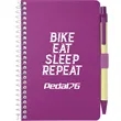 FSC® Mix 4" x 6" Pocket Spiral Notebook with Pen | https://www.bestnamebadges.com