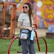 Clear Crossbody Tote | https://www.bestnamebadges.com