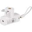 ETL Listed 5000 mAh 20W PD Power Bank with AC Plug | https://www.bestnamebadges.com