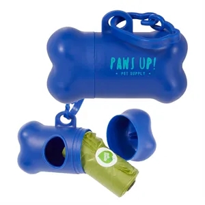 Dog Waste Bag Dispenser with Recycled Bags