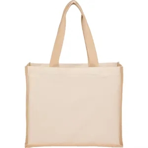 Sol Recycled Cotton & Jute Shopper Tote