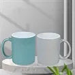 DIY Glitter Solid Color Ceramic Mug | https://www.bestnamebadges.com