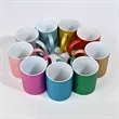 DIY Glitter Solid Color Ceramic Mug | https://www.bestnamebadges.com
